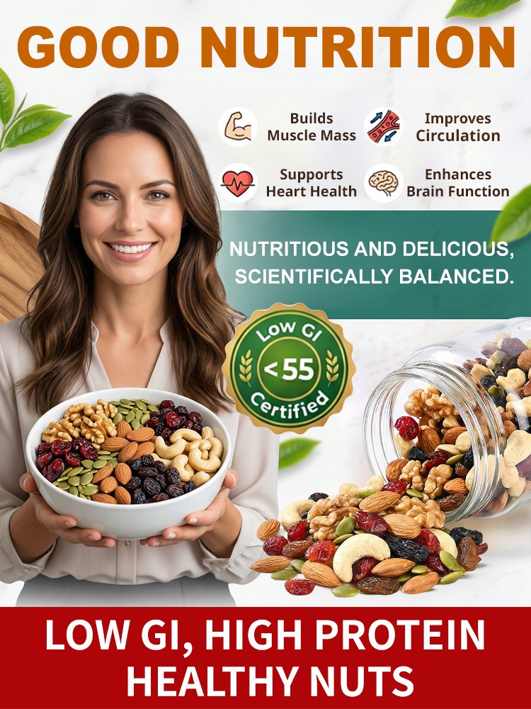 [Nutritional Completeness] Low-GI, High-Protein Healthy Nuts