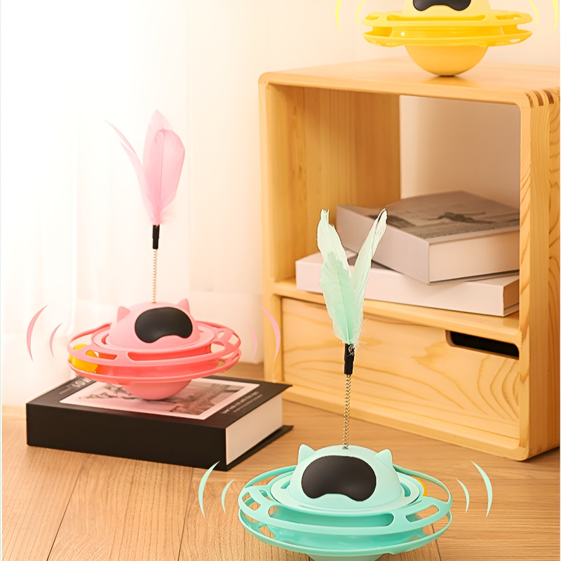 고양이 심심풀이 재미 장난감 오뚜기