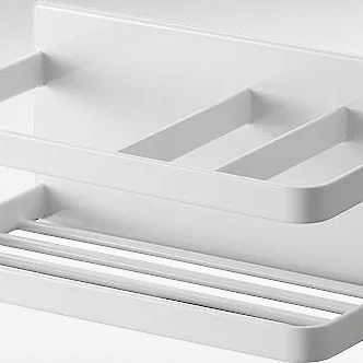 Toilet Paper Organizer Box with Wall Mount Design