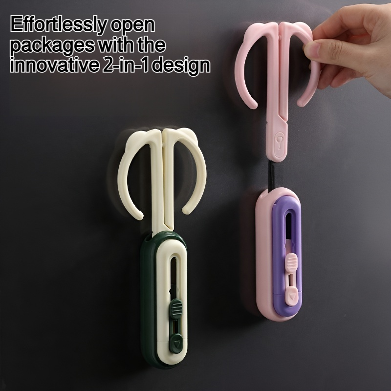 Magnetic Absorption Nano 2-in-1 Express Unboxing Scissors