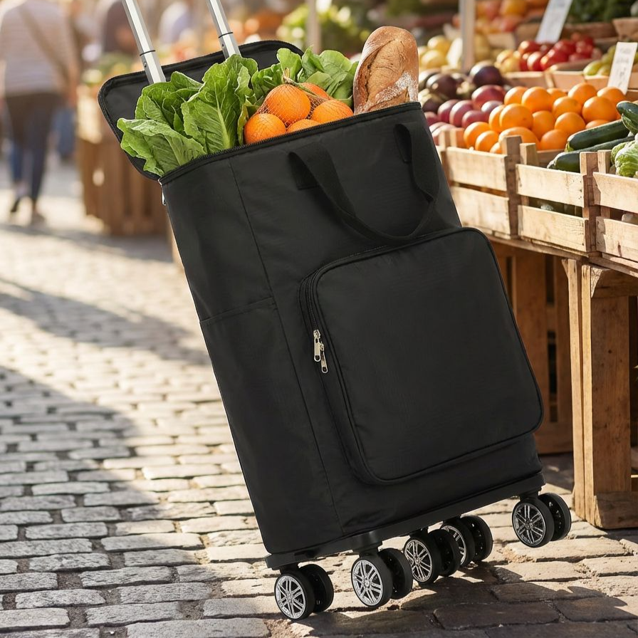 Einkaufswagen mit Rädern