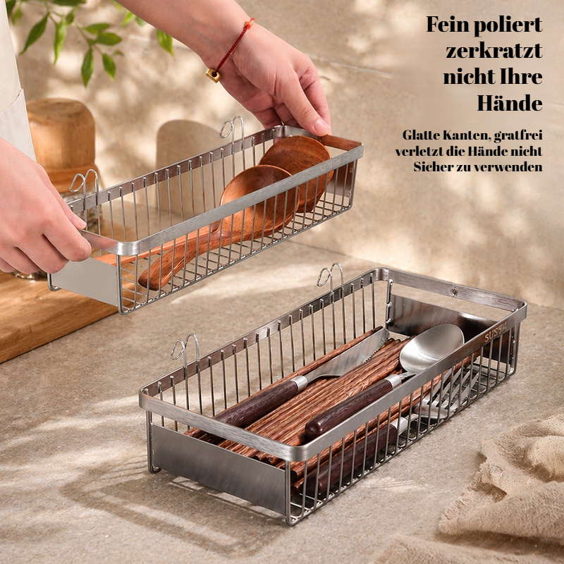 Stilvoller Besteckkorb aus 304 Edelstahl