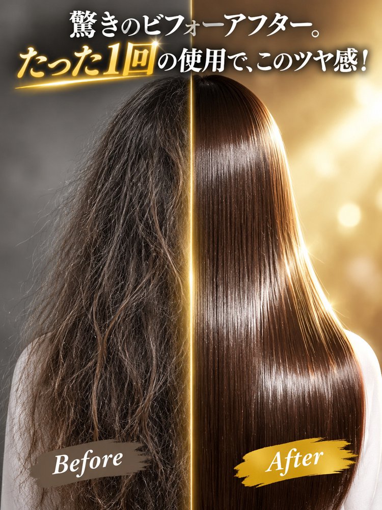 サロン級うるツヤ補修コラーゲンヘアマスク
