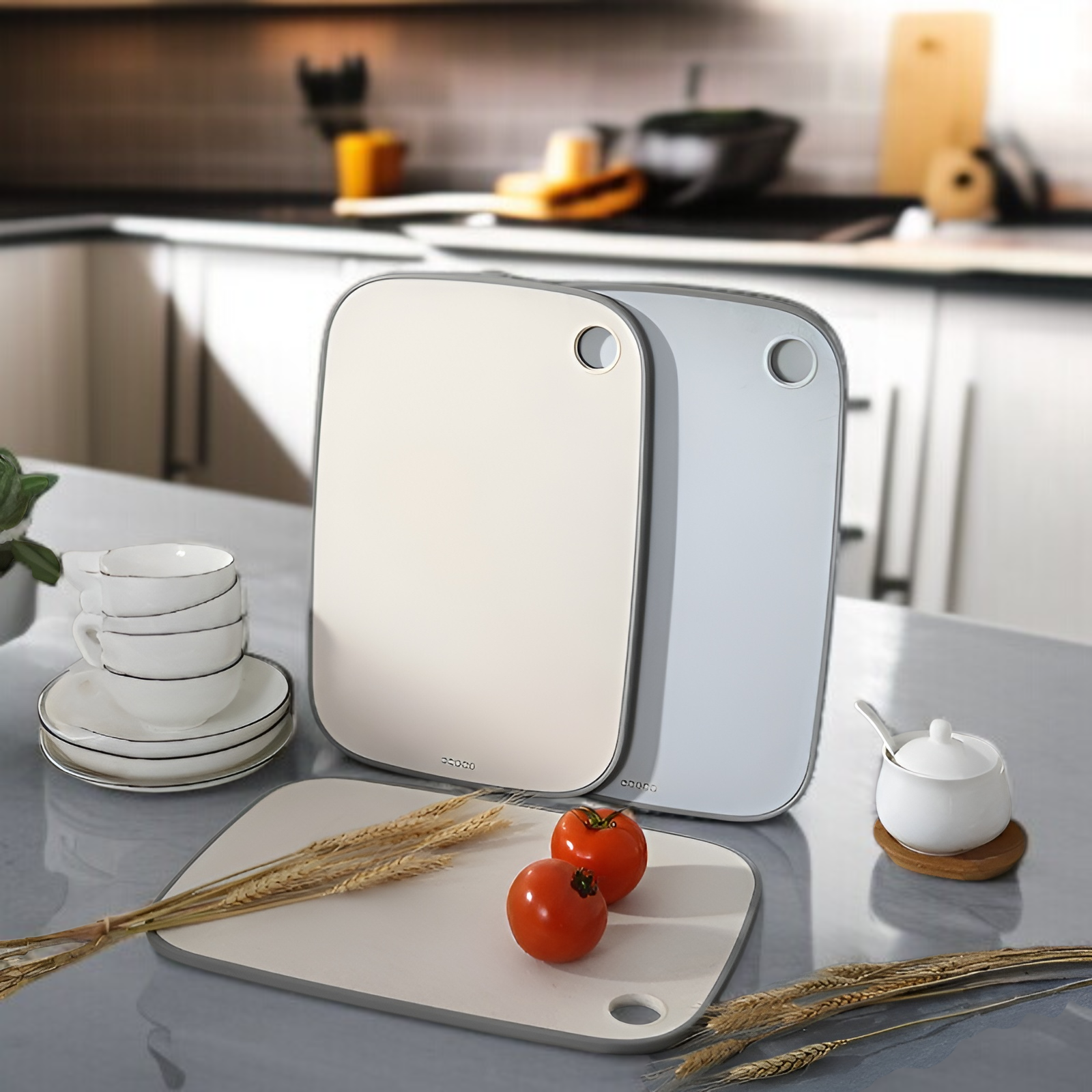 まな板セット カッティングボード 33×22cm 3枚セット インデックス 抗菌 食洗機対応 滑り止め付き 傷つきにくい 食材別 色分け まな板スタンド付き 調理台 キッチン用品