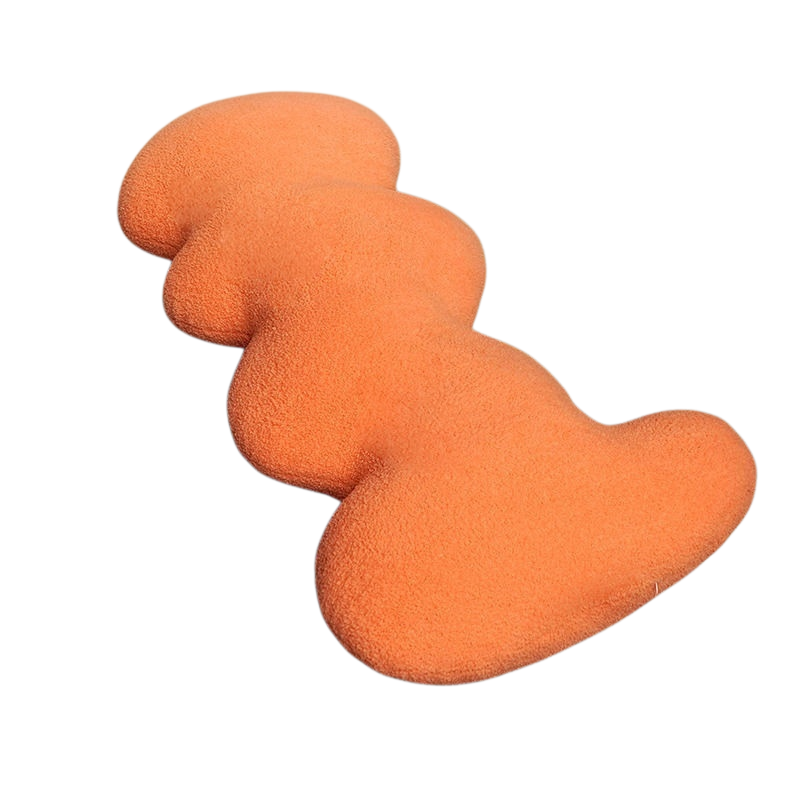 Cloud-shaped sandwich pillow