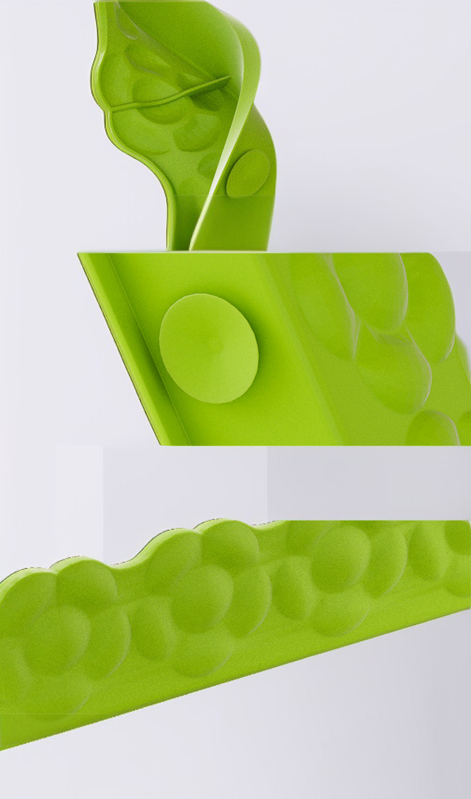 سهولة إزالة وتنظيف لوحة السيليكون