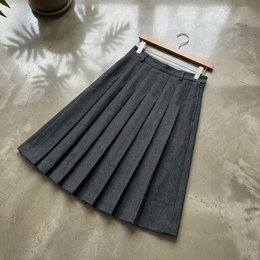 러블리 플리츠 스커트