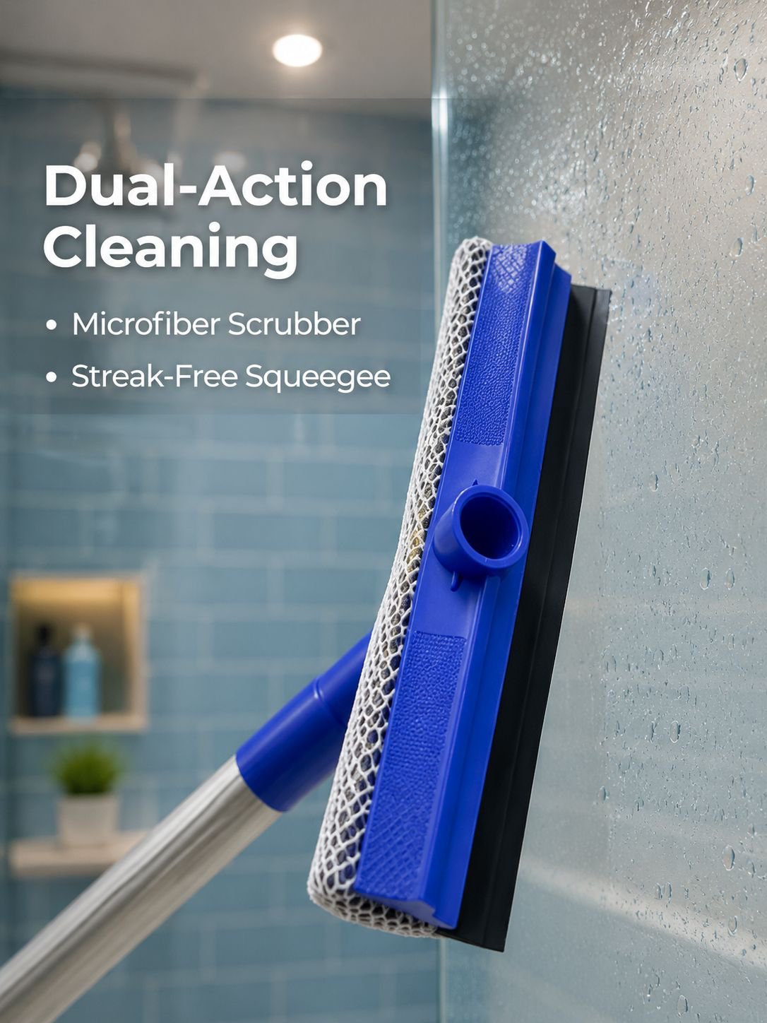 Stainless Steel Double-Sided Window Squeegee
