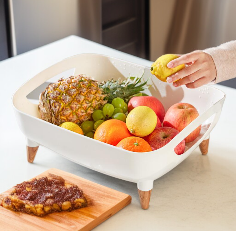 작은 주방에도 적합한 선반 배수 선반