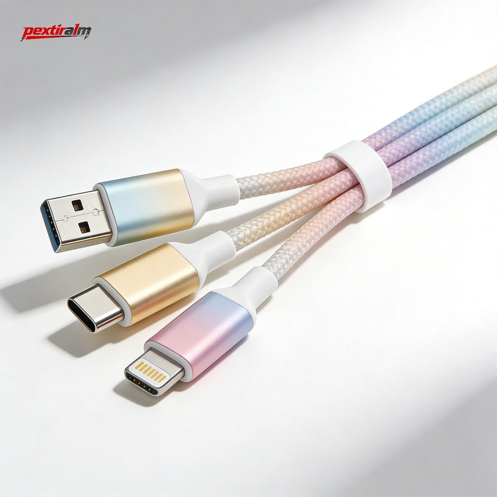 สายชาร์จในรถยนต์แบบ 3 พอร์ต (5 พอร์ต)