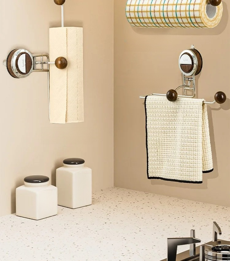 Accesorio multifuncional con ventosa para cocina