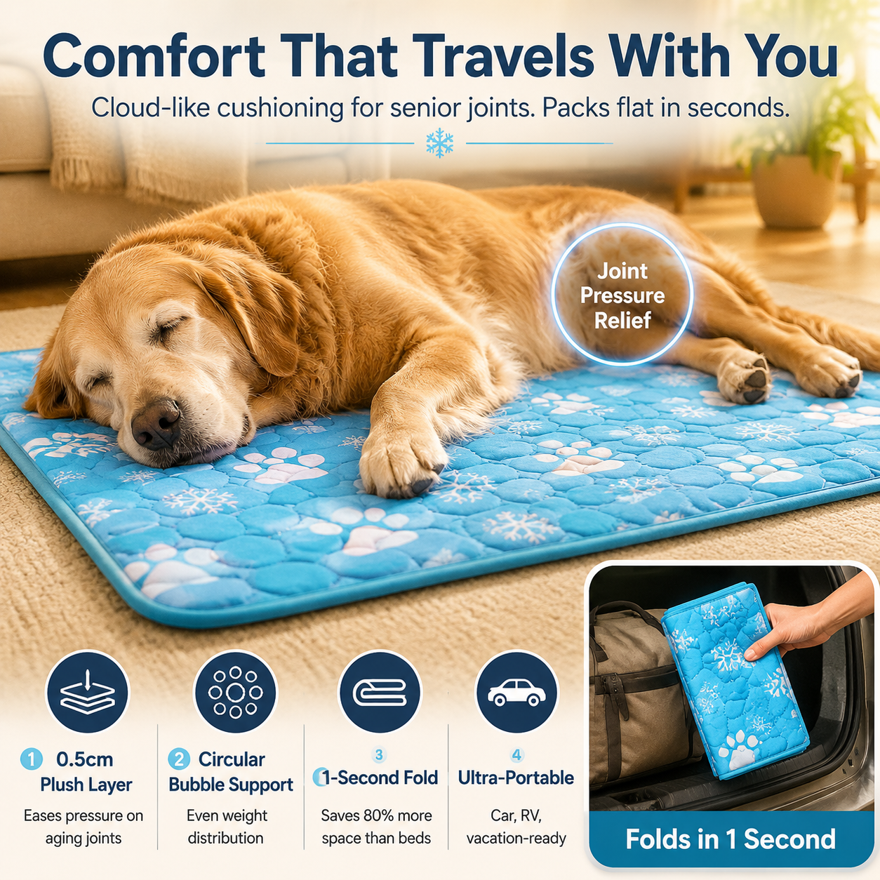 Summer Pet Cooling Mat Non-Slip Breathable for Cats and Dogs