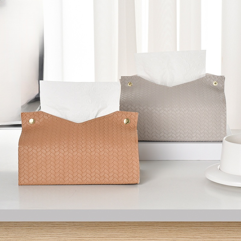 高級PUレザー ティッシュボックス リビング・テーブル用