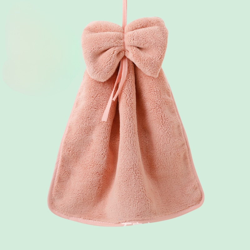 Coral Fleece Handtuch kann aufgehängt werden süß saugfähig schnelltrocknend