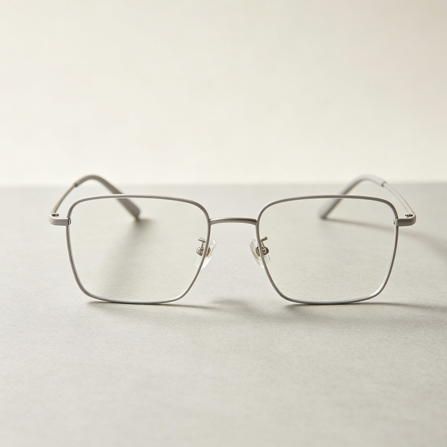 Lightweight Metal Square Eyeglass Frame