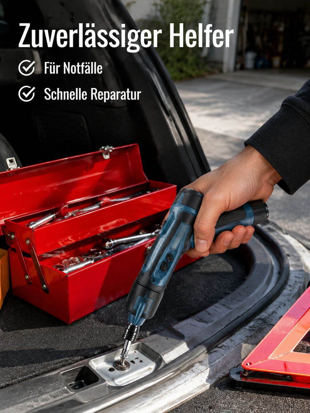 Perfektes Werkzeugset für Reparaturen und Montage