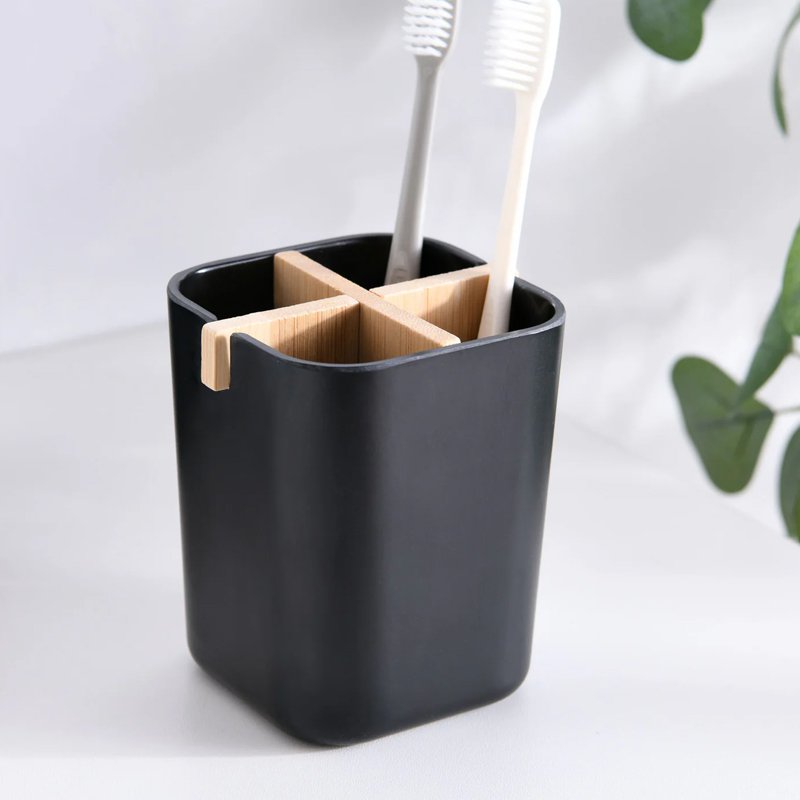 竹桌收納器筆筒