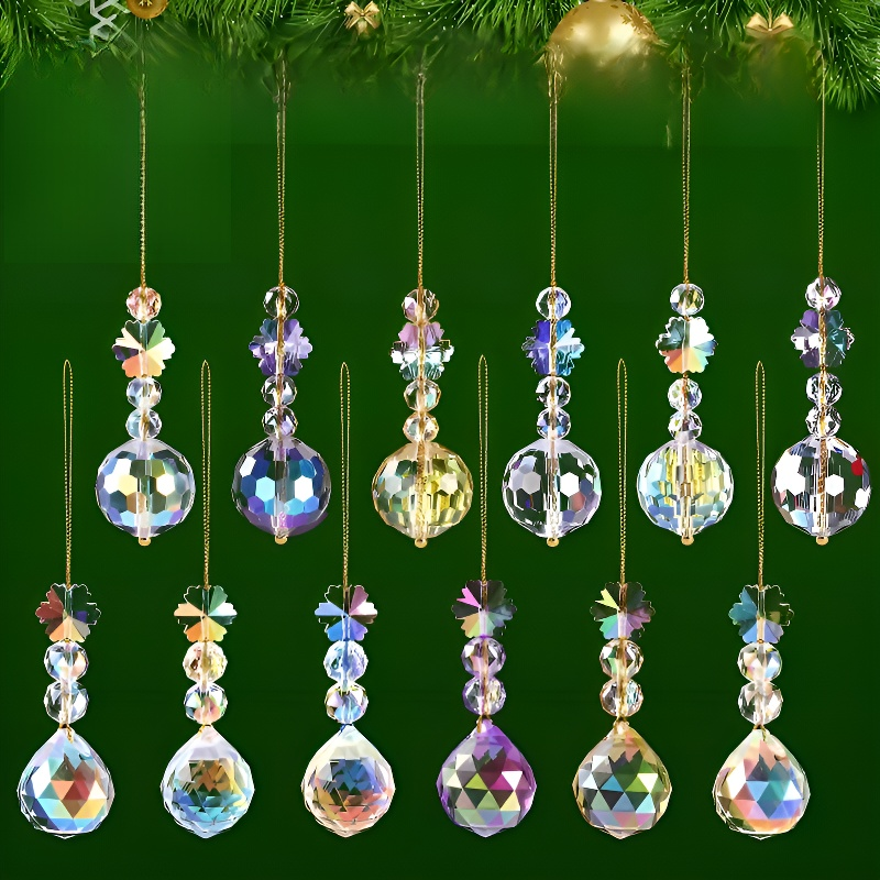 Prism glass ball decoration