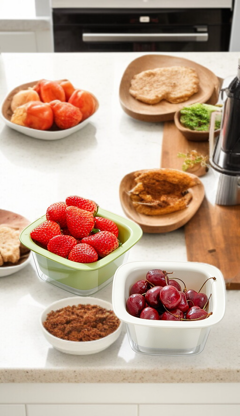 실용적인 이중 구조 바구니