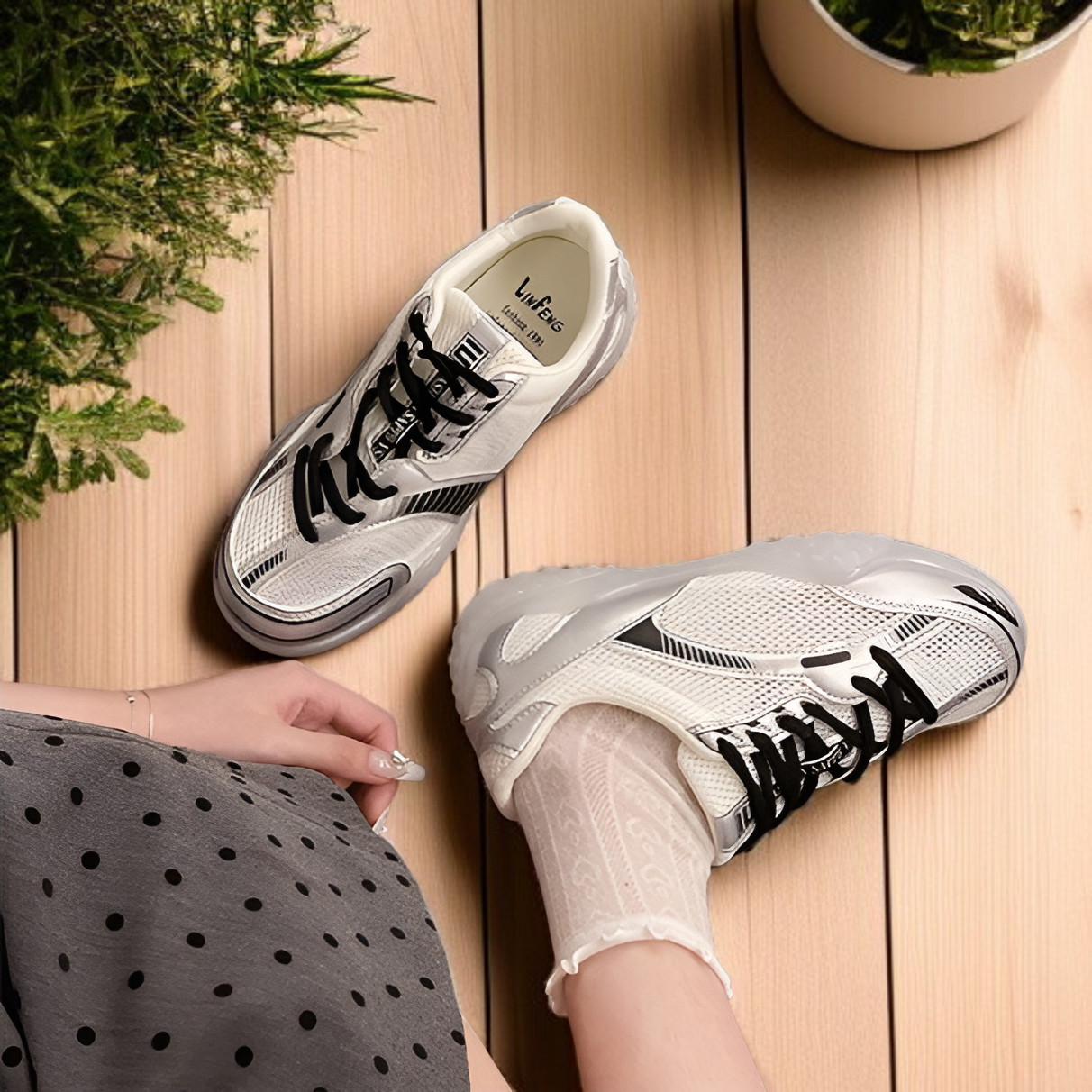 夏用メッシュ通気性デクスターシューズレディース新作薄型多用途スポーツシューズ軽量ソフトソールスポーツカジュアルシューズ