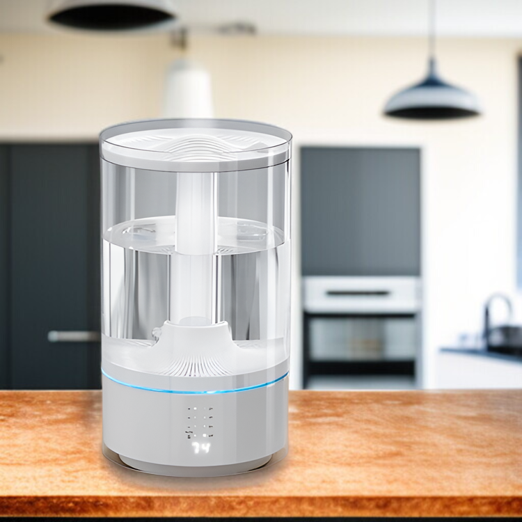 Home Ultrasonic Humidifier with Water Purification and Large Capacity