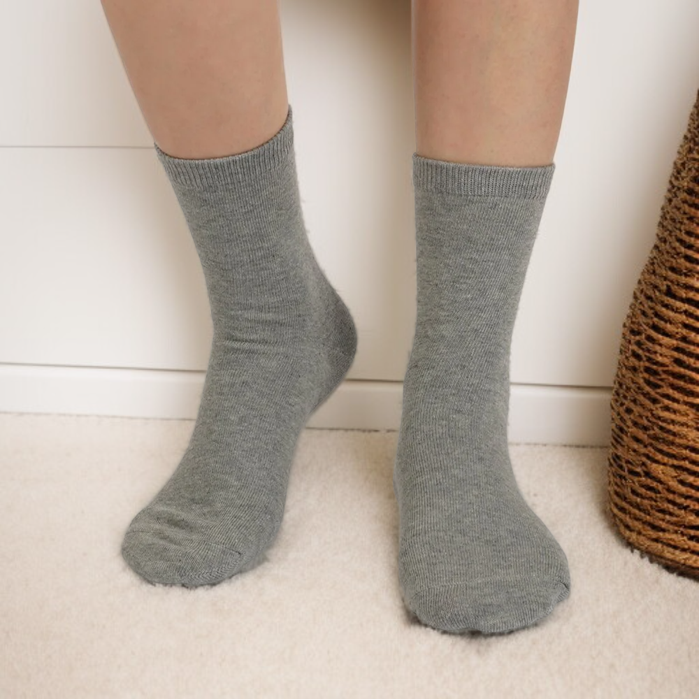 作業用ブラック男性用ミドル／ショート使い捨て靴下