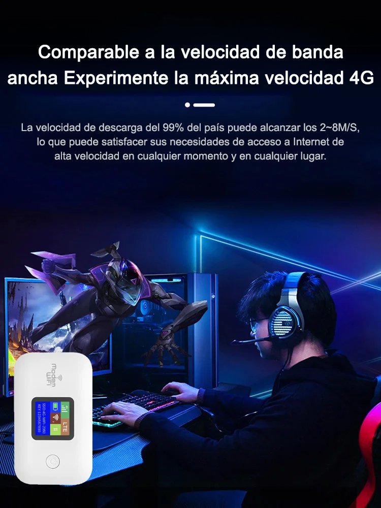 Internet inalámbrico de alta velocidad