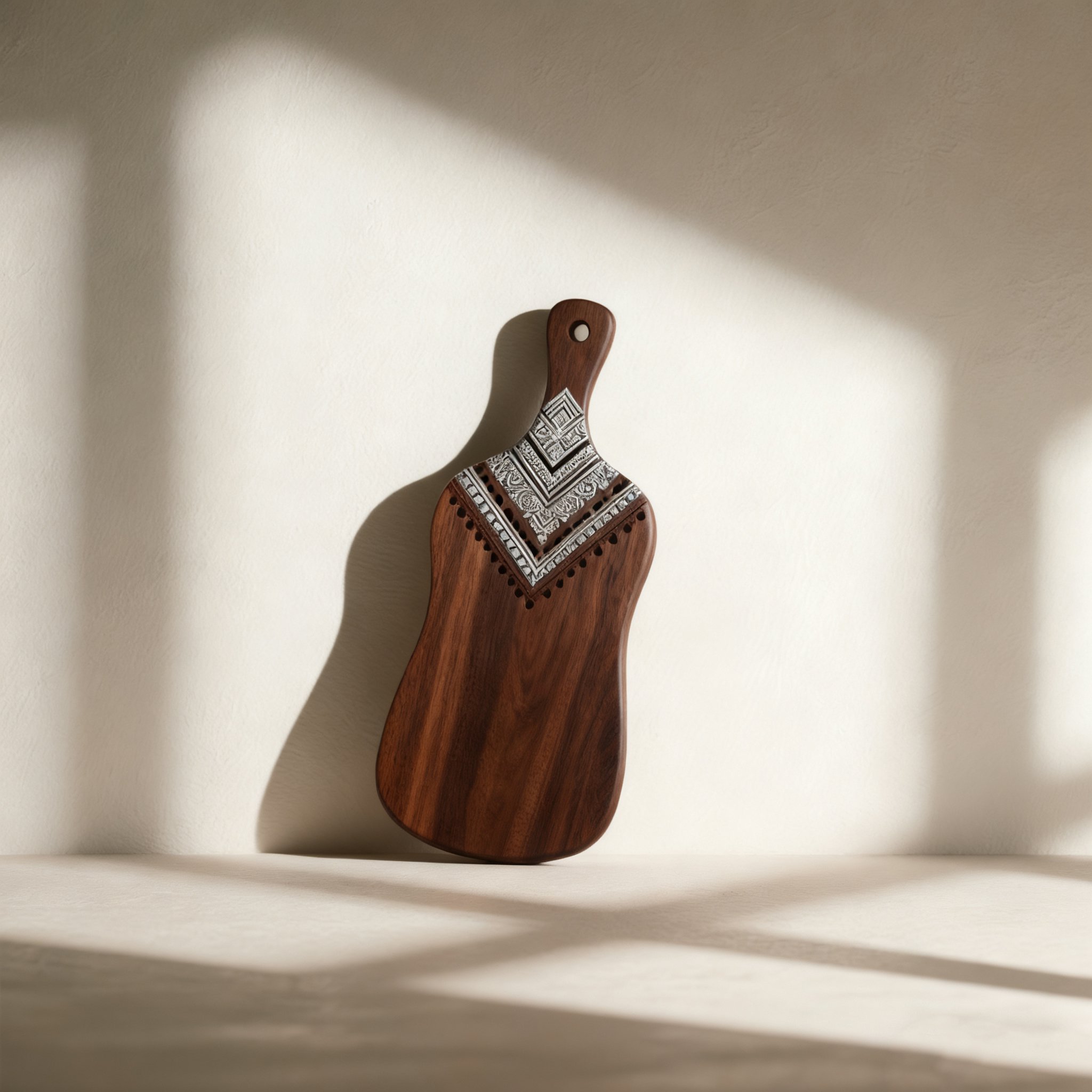 Sada tří dřevěných prkének na krájení v kuchyni