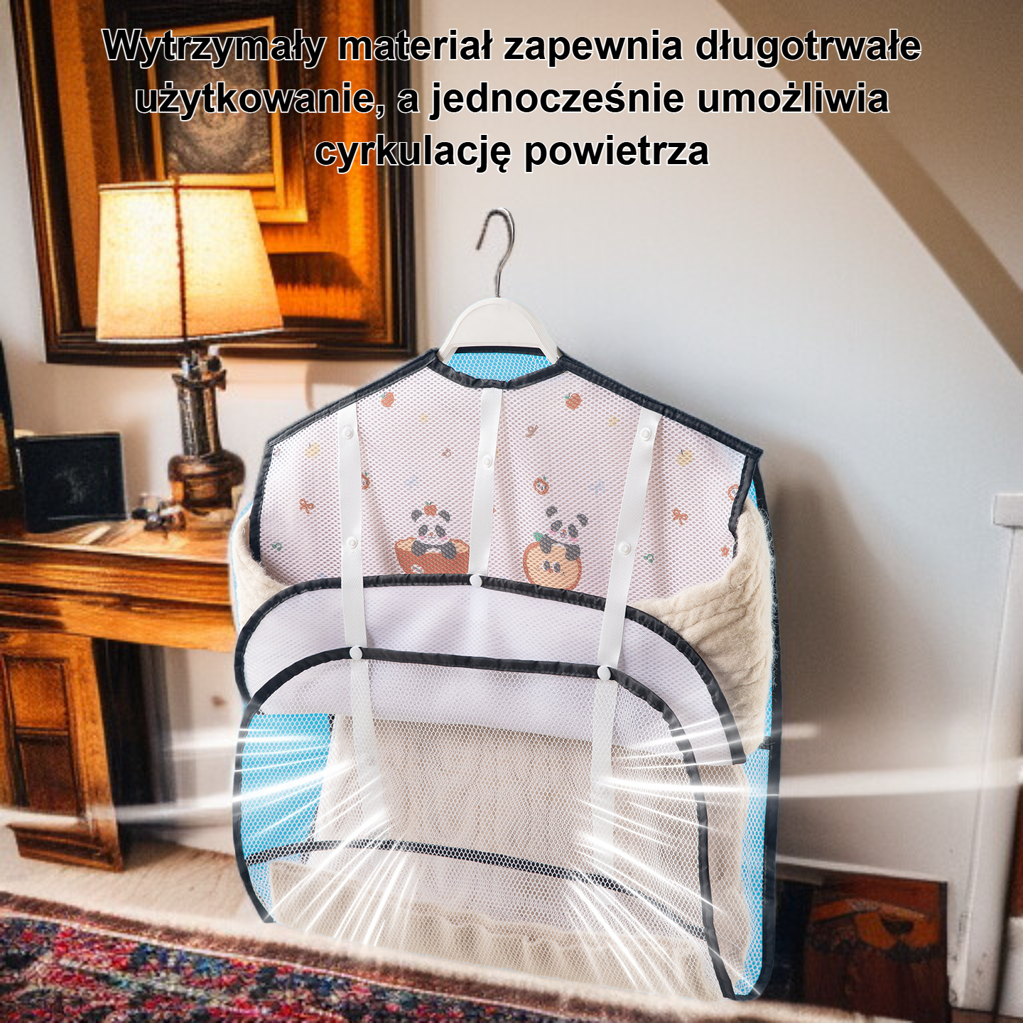 Siatka do przechowywania swetrów