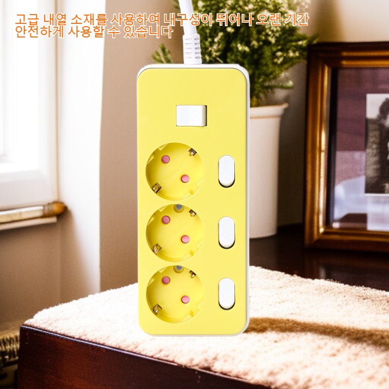 독립형 에너지 절약형 과부하 보호 멀티 소켓