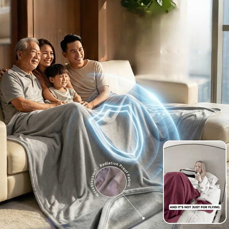 편안한 홈 케어 코랄 플리스 전자기장 차단 담요