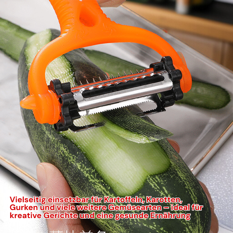 Gemüseschäler mit Rotationsfunktion