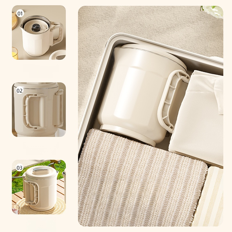 กาต้มน้ำพับได้สแตนเลส 304