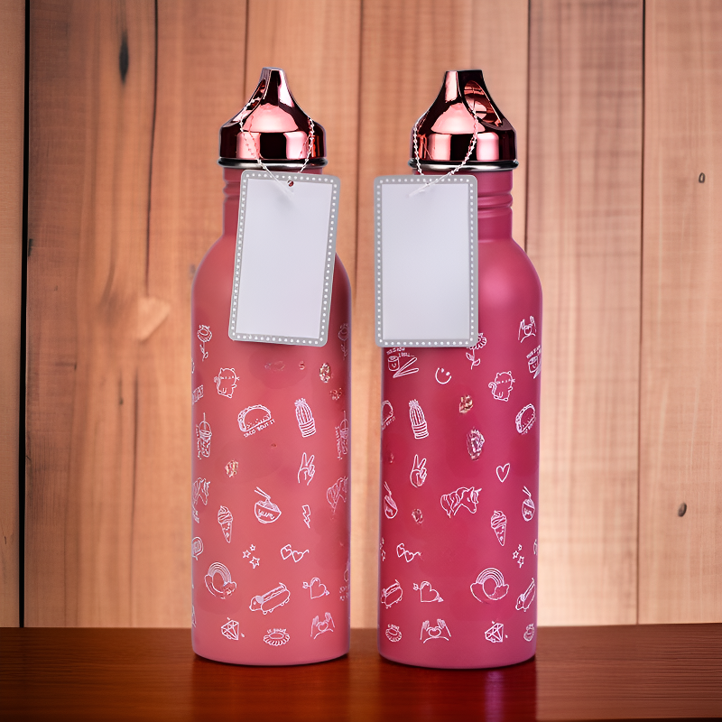 زجاجة مياه رياضية بغطاء محكم الإغلاق