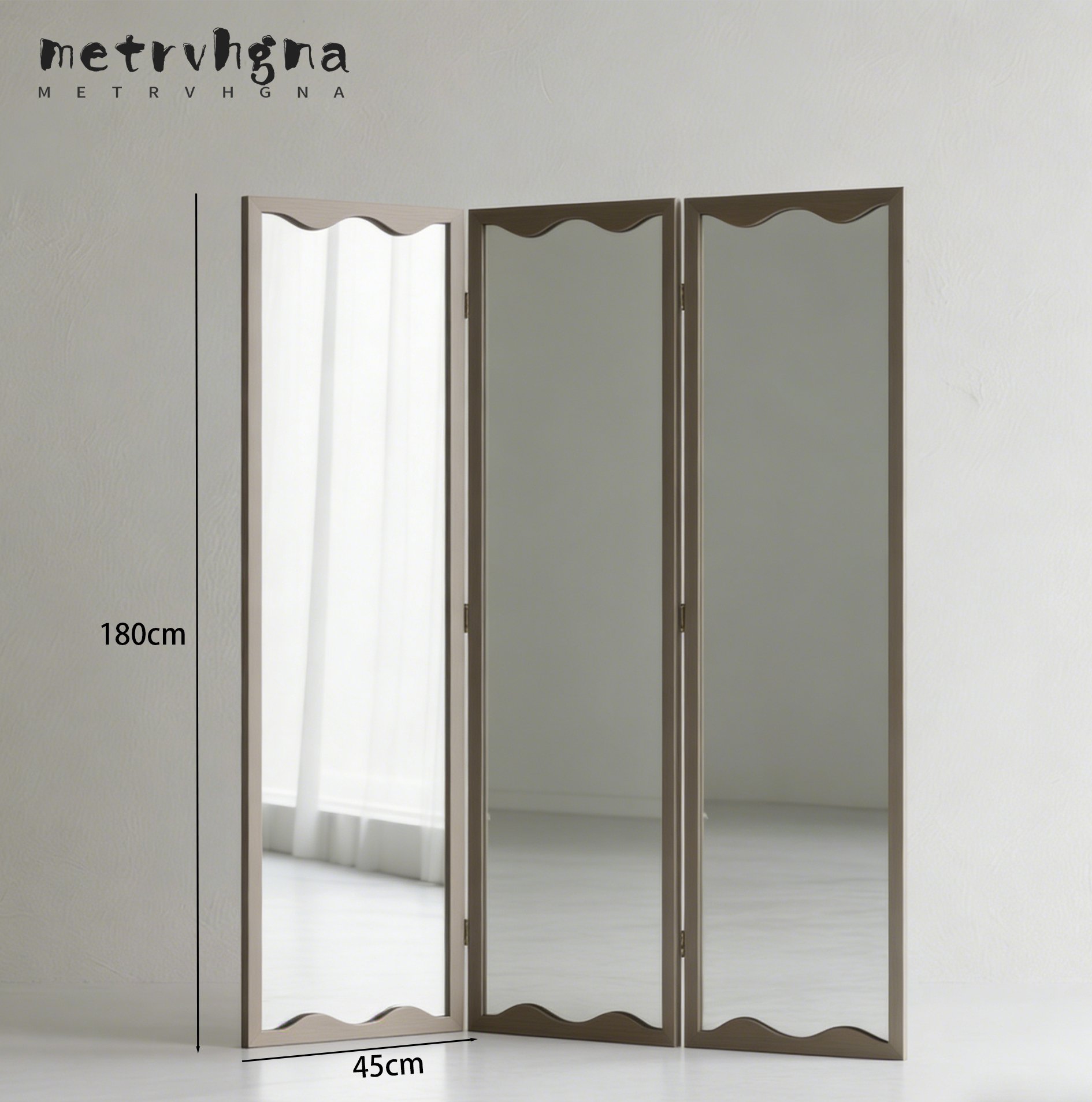 พาร์ติชั่นกระจกเงาสำหรับตกแต่งคอนโด