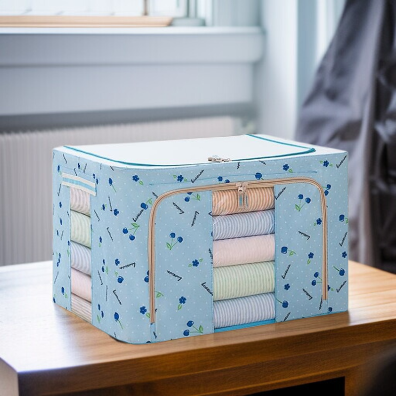 가정용 수납함 접이식 백납장 의류 정리함 이불 수납함 가정용 옷장 수납