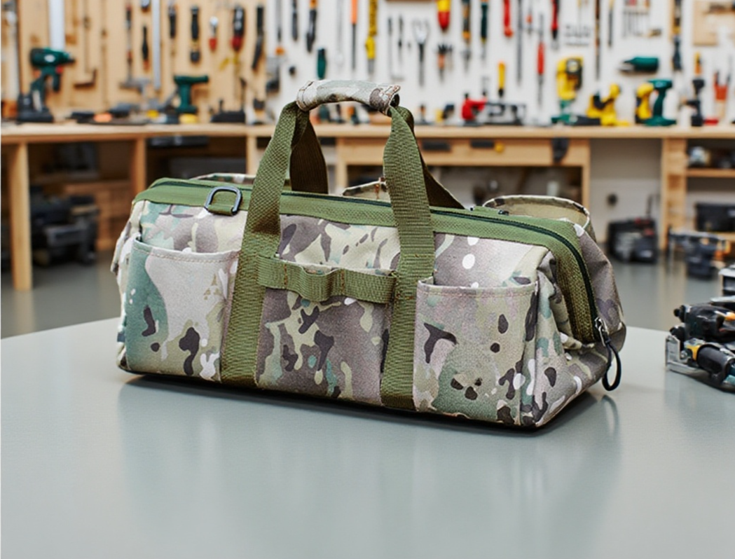 Compact hardware organizer bag for easy transport