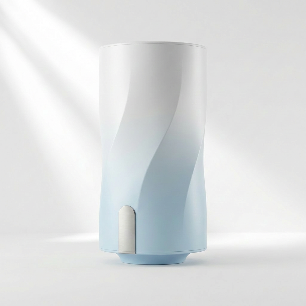 Calentador inteligente de agua mineral en la cocina