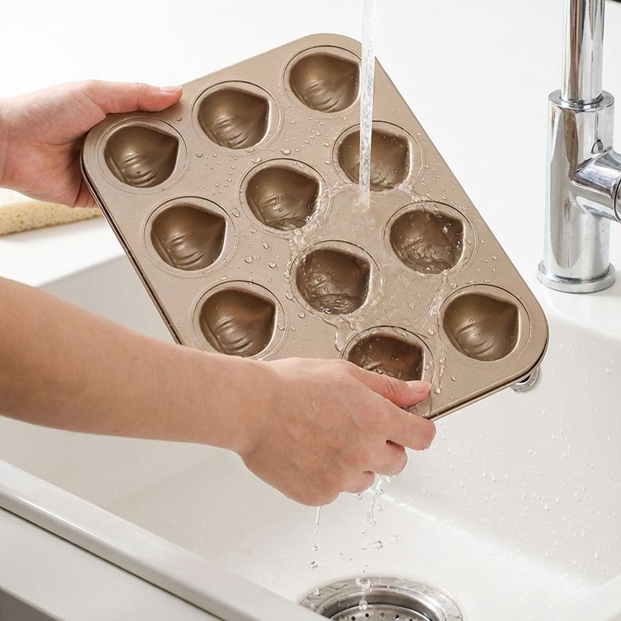 Non-stick cake baking molds and pans