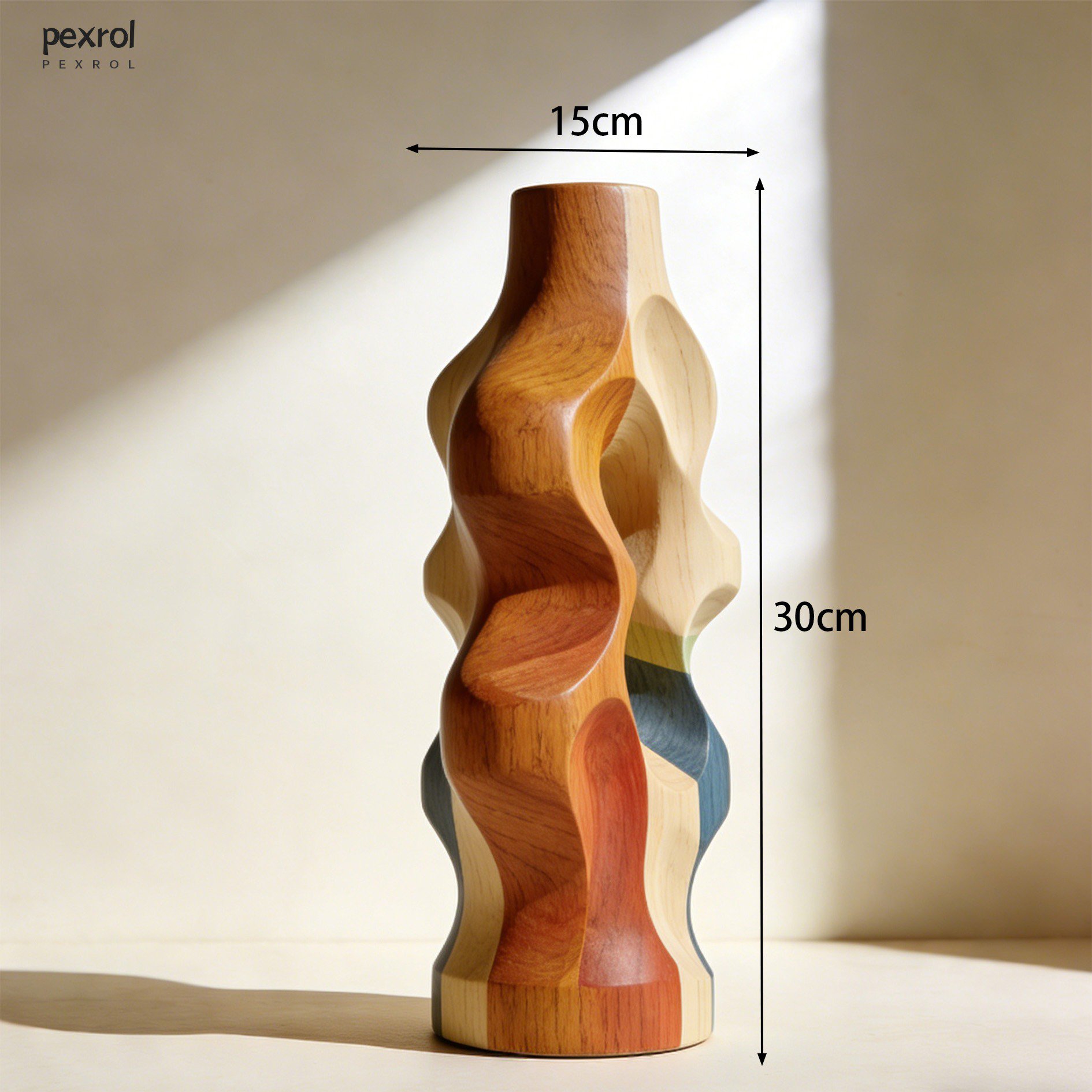 Handgemachte Holzdeko im skandinavischen Stil