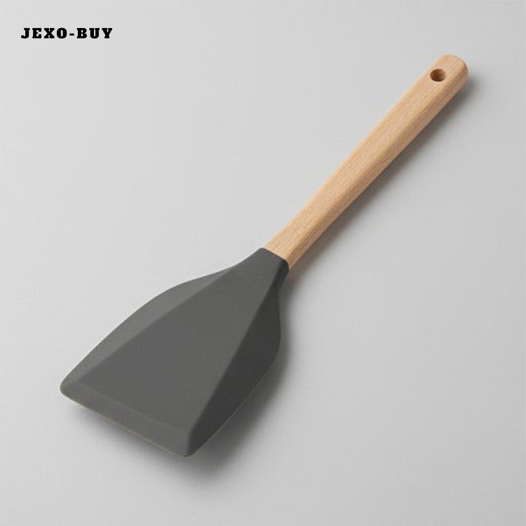 ไม้พายซิลิโคนแพ็ค 2 ชิ้นสำหรับทำอาหาร