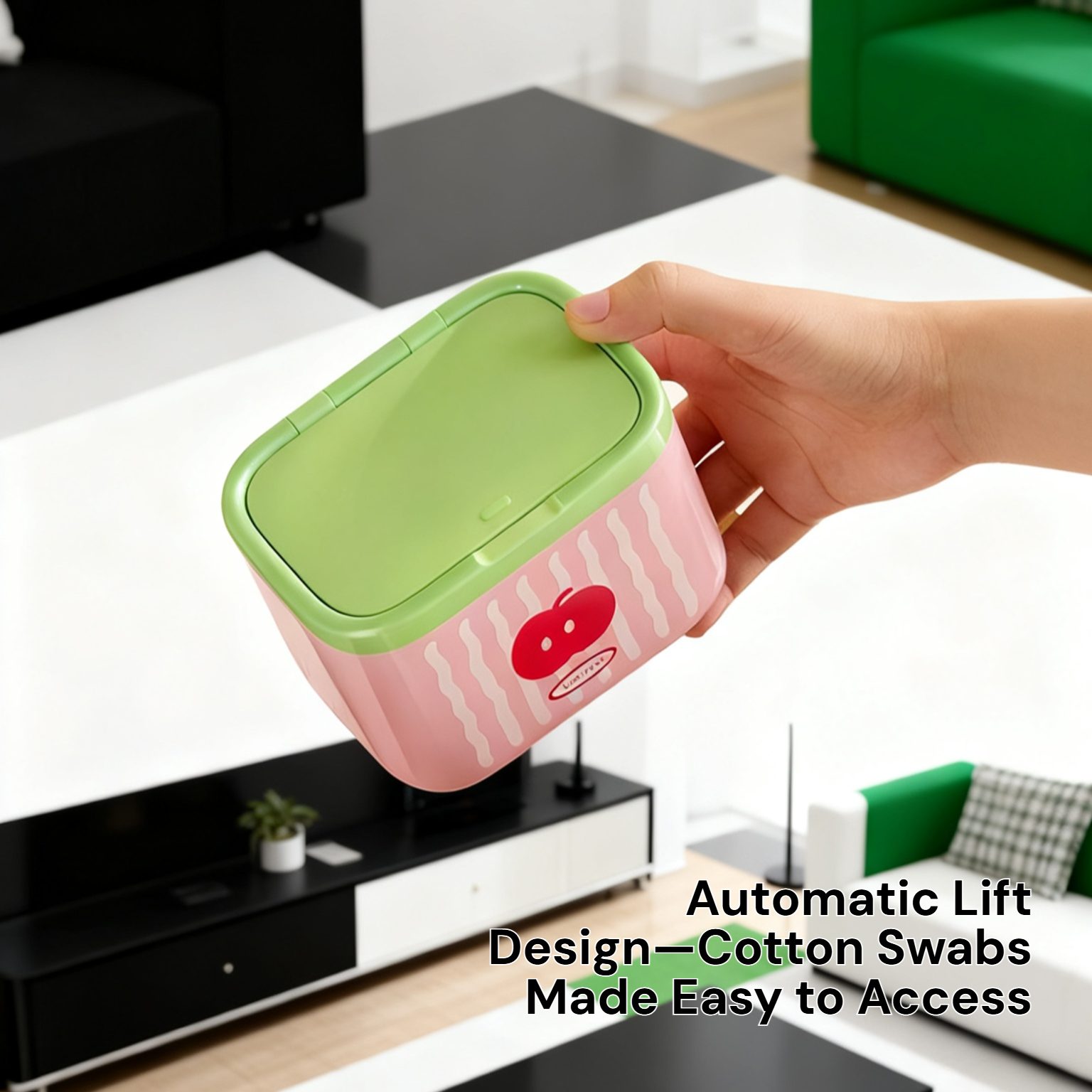 Automatic Lifting Cotton Swab Box
