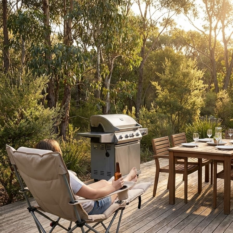 เก้าอี้ตั้งแคมป์แข็งแรง ทนทานต่อทุกสภาพอากาศ