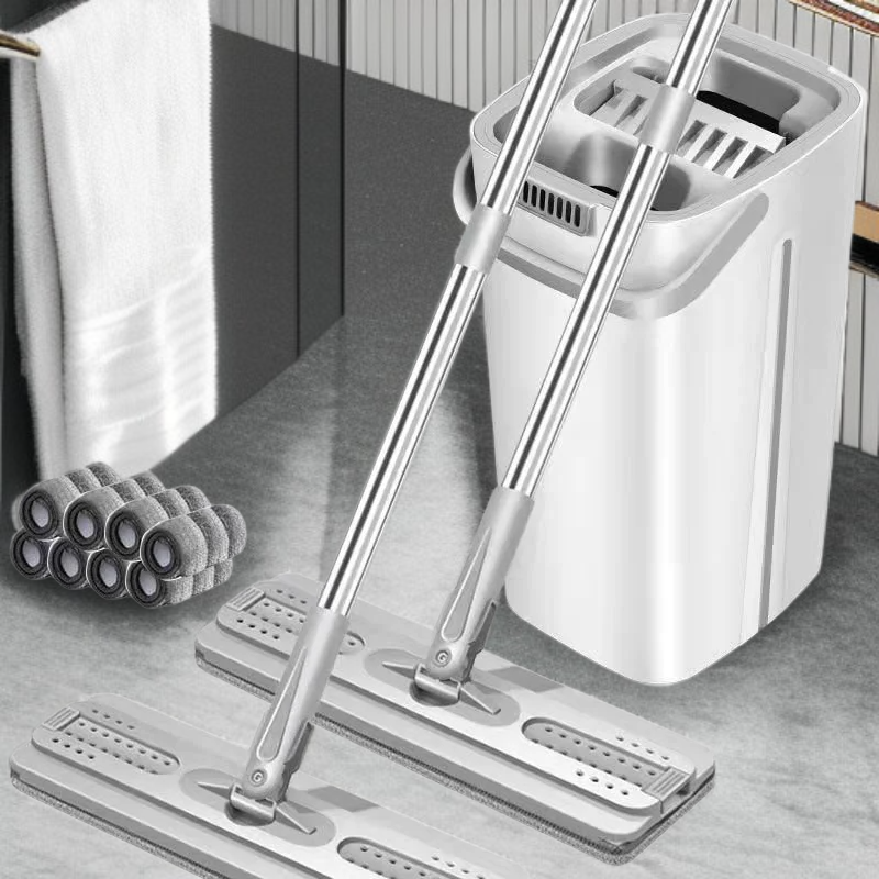 집안 청소를 빠르고 쉽게! 타임세이빙 걸레+버킷 세트