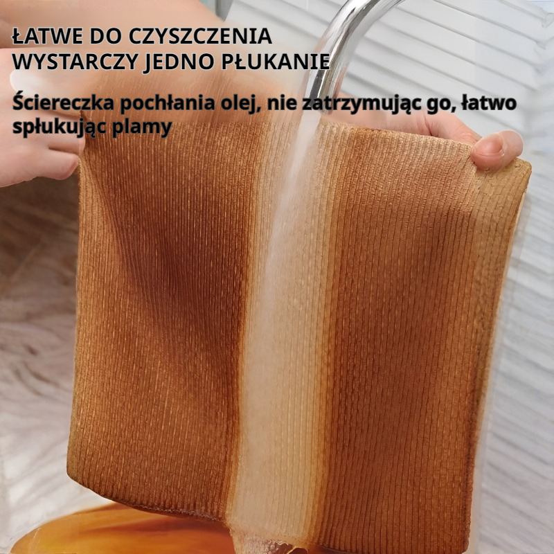 Ściereczka odporna na zarysowania, przenośna, czysta po jednym spłukaniu