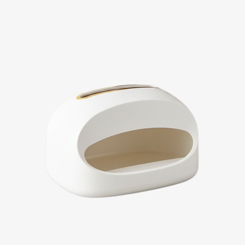 Stylish tissue storage box with convenient drawer