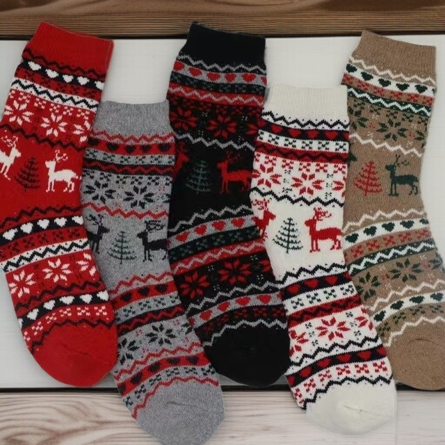 秋冬女士中筒襪