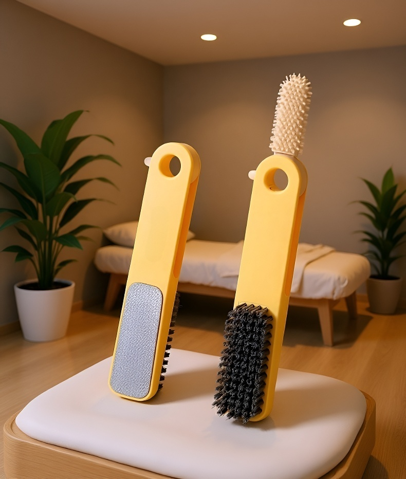 발 청결과 각질 제거 비교 이미지