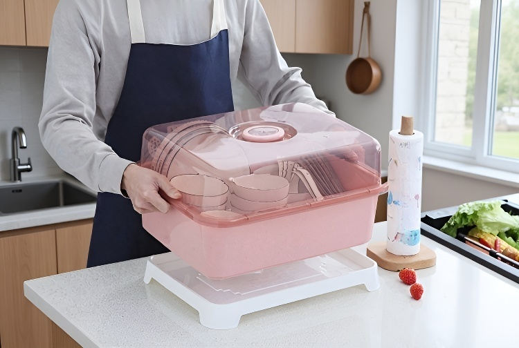 Cesta de drenaje resistente para cuencos de arroz