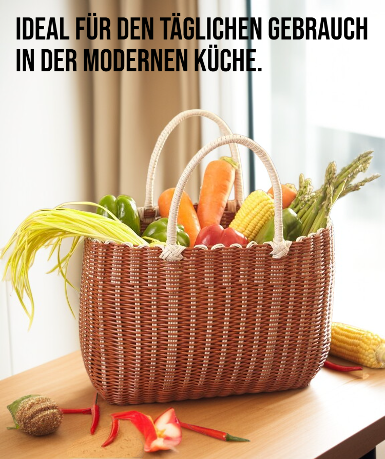 Dekorativer Vintage Küchenkorb